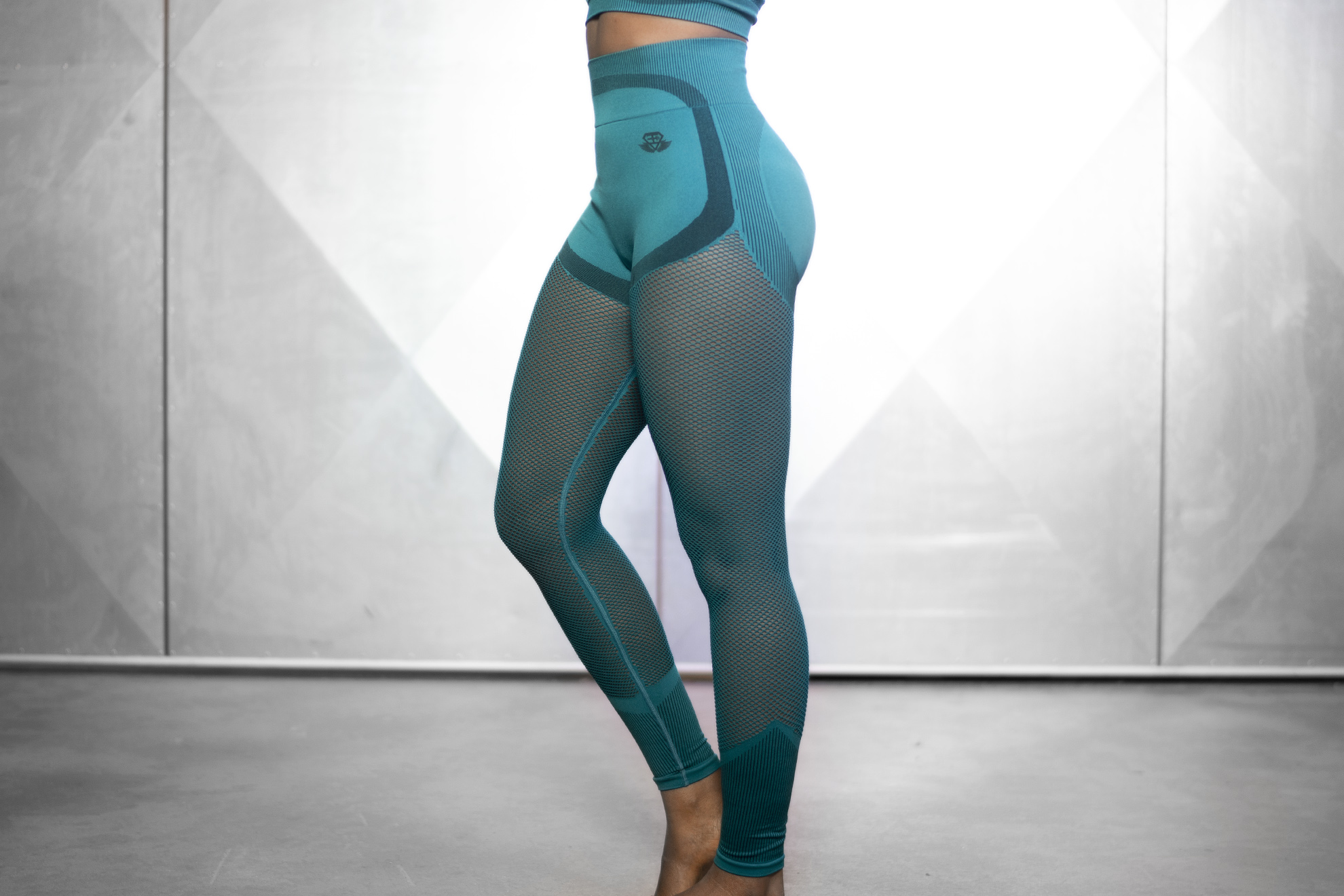 Popular 3D Printing Aurora Woman Seamless Yoga Leggings High